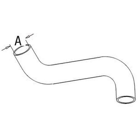 RAParts 396355R1 New Lower Radiator Hose Fits Case IH Tractor Models