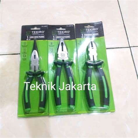 Jual Tang Set Kombinasi Potong Lancip 8 Tekiro Jakarta Barat