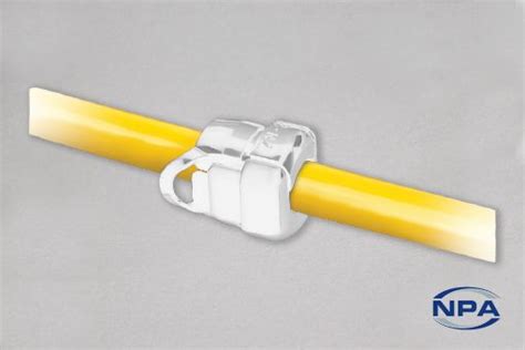 Strain Relief Bushing Straight Thru For Round Cables White NPA