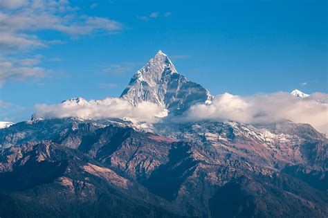 Free photo: mountain, himalaya, nepal, trekking, trek, fishtail, snow ...