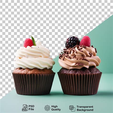 Premium PSD Delicious Cupcakes Isolated On Transparent Background