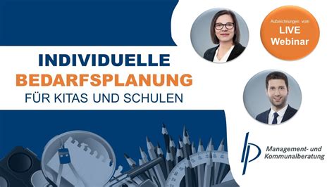 Webinar Individuelle Bedarfsplanung für Kitas und Schulen B P