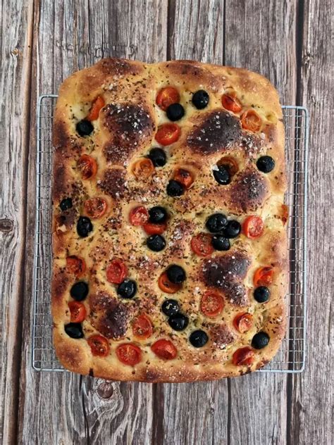 1 Masa de PIZZA FOCACCIA SIN AMASAR Fácil y Deliciosa