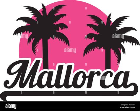 Map Of Mallorca Stock Vector Images Alamy