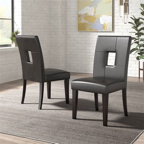 Brda Keyhole Back Dining Chairs Set Of 2 On Sale Bed Bath And Beyond 40234746