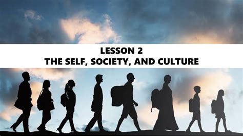 Solution Lesson 2 The Self Society And Culture Studypool