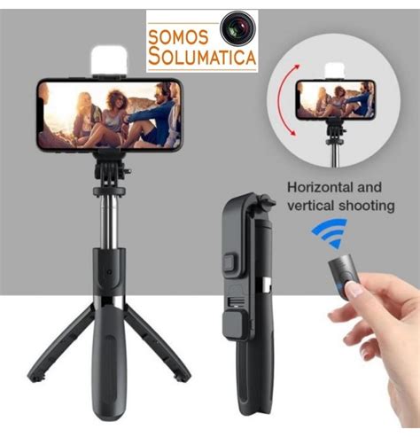 Palo Selfie Stick Y Tripode Disparador Bluetooth 1 Metro SOLUMATICA