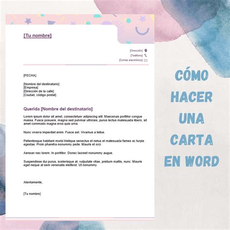 Pasos Para Crear Una Carta En Word Nbkomputer