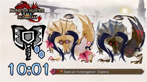 Mhrsunbreak A Special Investigation Duo Diablos Charge Blade