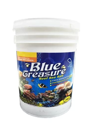 Sal Blue Treasure Reef Sea Salt 20kg Balde Spid Fis Parcelamento Sem