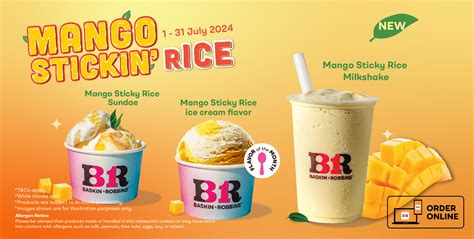 Mango Stickin Rice Series Baskin Robbins