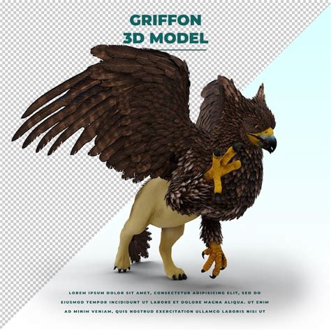 Griffin O Grifo Una Criatura Legendaria Con El Cuerpo De Un Le N La