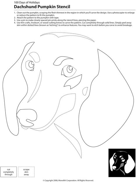 Downloadable Dog Breed Pumpkin Stencils | POPSUGAR Pets Photo 15