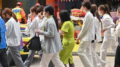 Hong Kong World Trade Centre Fire Leaves More Than 100 People Trapped