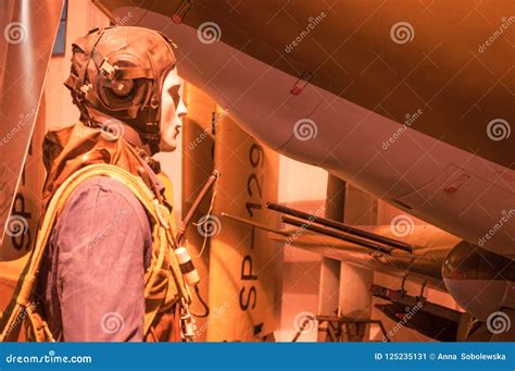 Historical Aircraft Bleriot Xi Cockpit And Wings Editorial Image