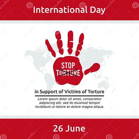 Vector Graphic Of International Day In Support Of Victims Of Torture