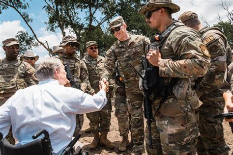 Governor Abbott Applauds Texas National Guard Dps For Combating Border