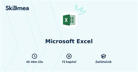 Kurz Excel Nejoblíbenější Online Kurz Excelu Skillmea