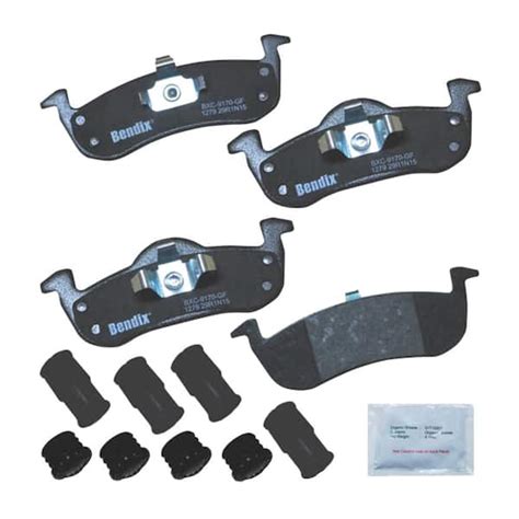 Bendix Premium Copper Free Disc Brake Pad Set Cadillac Xts