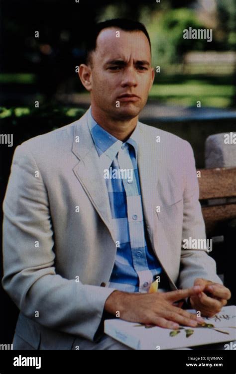 Tom Hanks Forrest Gump Movie 1994 Stock Photo Alamy