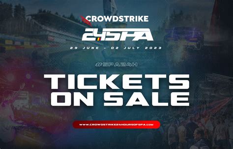 Tickets Now On Sale For Crowdstrike Hours Of Spa