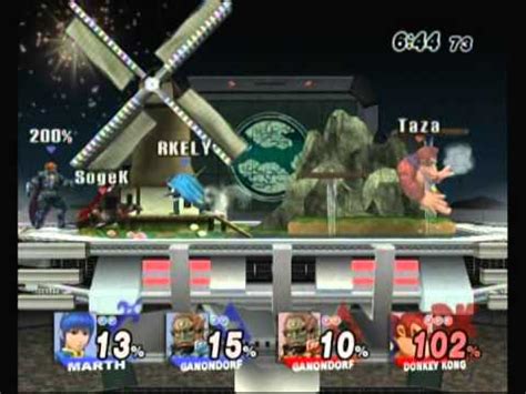 Project K Marth Satanik Ganondorf Vs Tazaraki Donkey Kong