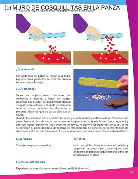 Cosquillitas En La Panza Blogs Ciencia En Preescolar Experimentos