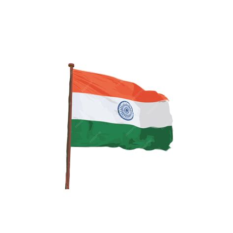 Premium Vector | Indian Flag Vector