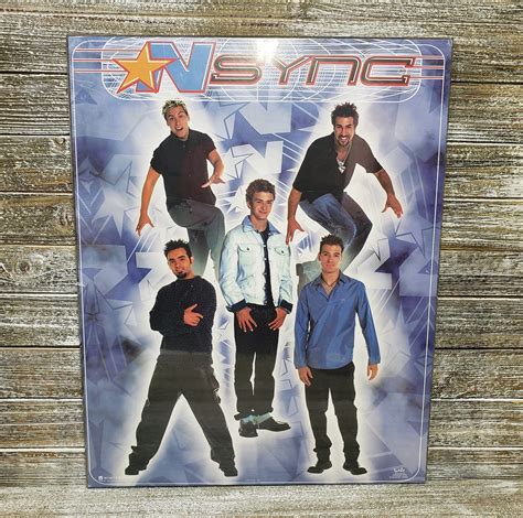 NOS NSYNC Wood Poster Vintage 2000 Y2K Hanging Wall Plaque | Etsy