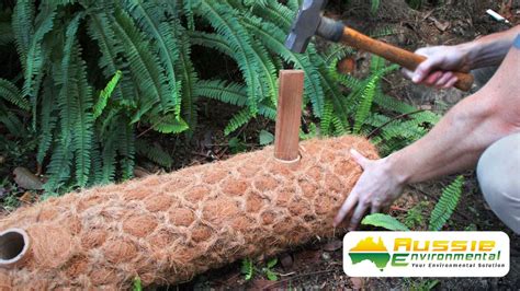 How To Install Coir Logs Aussie Environmental