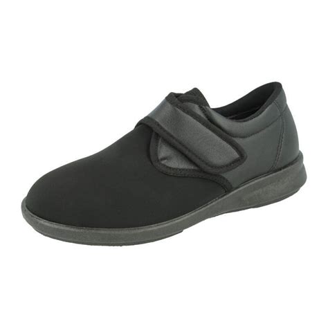 Db Wider Fit Eliza Stretch Ladies Shoes Black