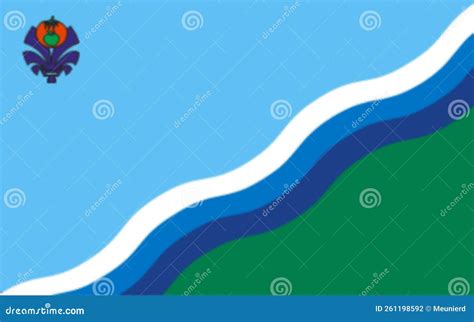 Glossy Glass Flag of Slobozia Stock Illustration - Illustration of heartland, europe: 261198592