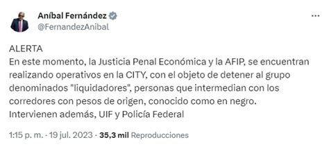 Aníbal Fernández anunció el despliegue de un operativo en la City