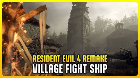 Resident Evil 4 Remake Village Fight Church Bell Skip Shortcut