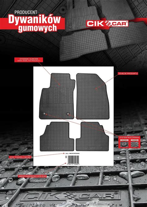 Dywanik Samochodowy Cikcar Dywaniki Gumowe Citroen Jumpy Ii