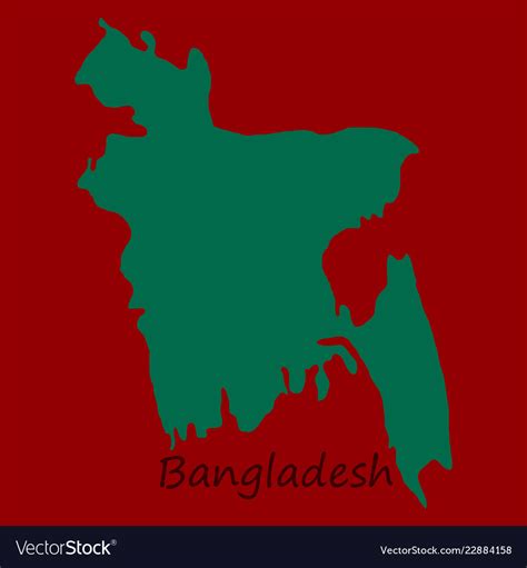 Flag Map Of Bangladesh Free Vector Maps Map Vector Bangladesh Flag