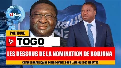 TOGO Les Dessous De La Nomination De PASCAL BODJONA YouTube