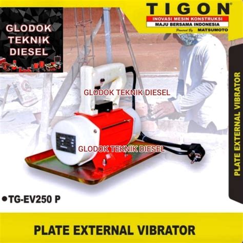 Jual Mesin Vibrator Tigon Tg Ev P Plester Perata Semen Model Setrika