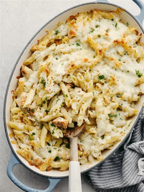 Chicken Alfredo Pasta Bake Recipe Recipe Concepts