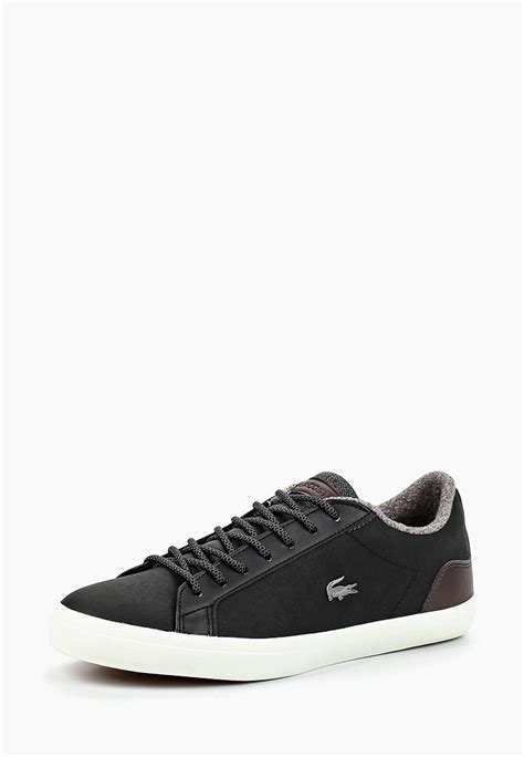 Кеды Lacoste LEROND 318 2 цвет черный LA038AMCMSN1 купить в