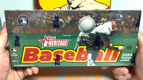 2024 Topps Heritage Hobby Box New Release YouTube