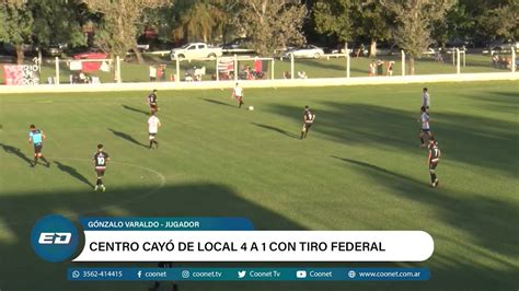 ESTUDIO DEPORTIVO Centro Social Vs Tiro Federal Y Deportivo Morteros