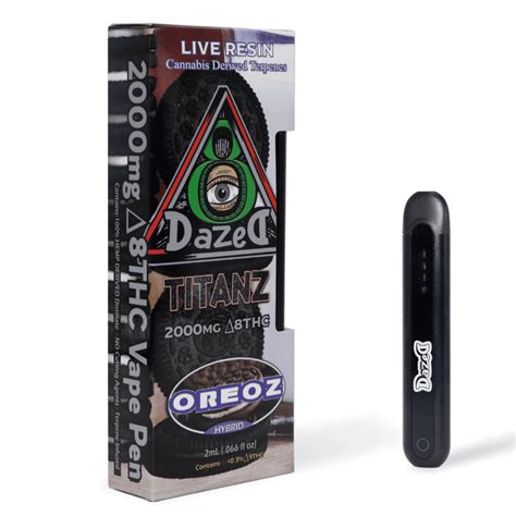 Buy Dazed Titanz Delta Disposable G D Gas