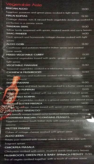 Menu At Saffron On Kelletts Restaurant Rowville