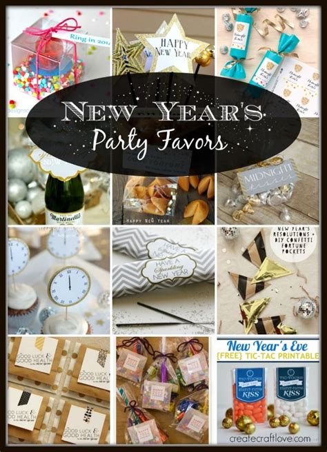 New Year's Party Favors | Diy new years party favors, New years party ...