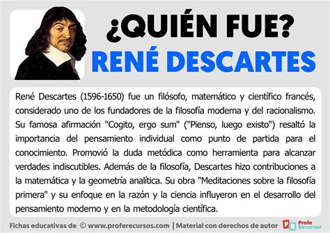 Quién fue René Descartes