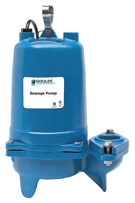 Goulds Water Technology Sewage Ejector Pump Hp Flow Rate Ft