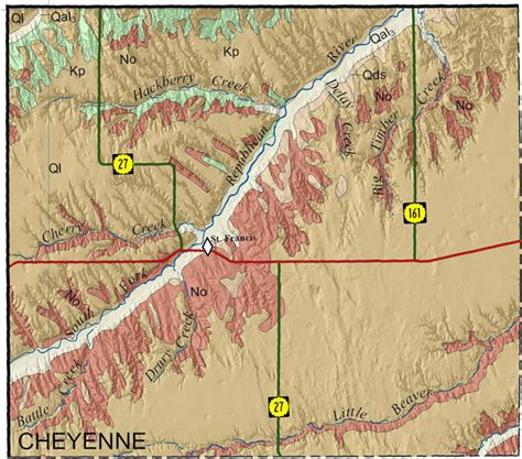 Kgs Geologic Map Cheyenne