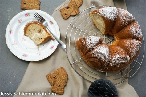 Spekulatius Gugelhupf Mit Cheesecake F Llung Jessis Schlemmerkitchen