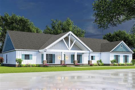 Multi Generational Ranch Home Plan With 1 Bed Apartment Attached